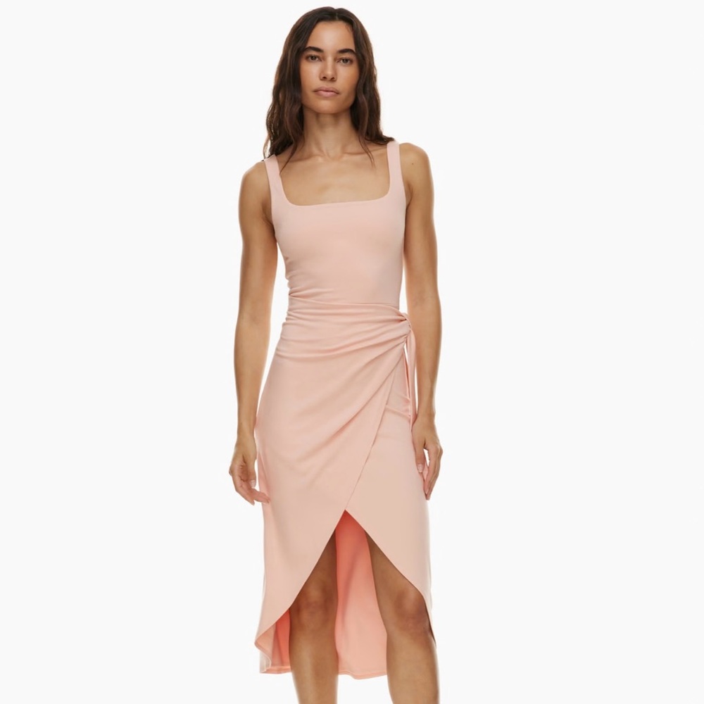Brand Aritzia new midi wrap dress.